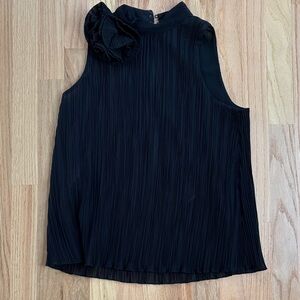 mango Black Sleeveless Top